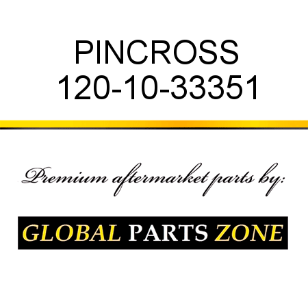 PIN,CROSS 120-10-33351