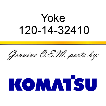 Yoke 120-14-32410