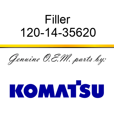 Filler 120-14-35620