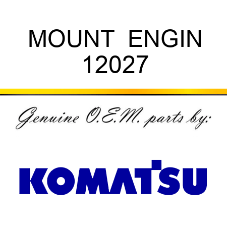 MOUNT  ENGIN 12027