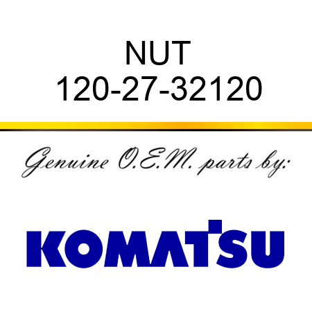 NUT 120-27-32120