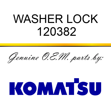WASHER, LOCK 120382