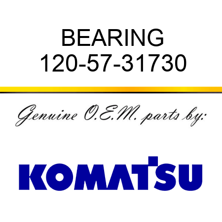 BEARING 120-57-31730