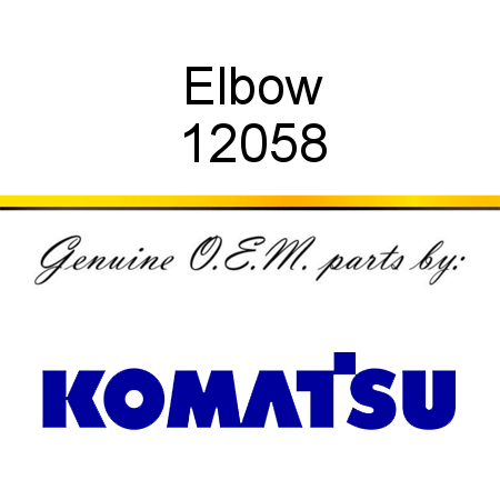 Elbow 12058