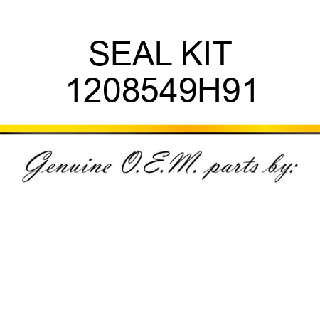 SEAL KIT 1208549H91