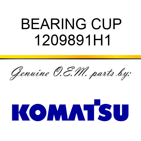 BEARING CUP 1209891H1