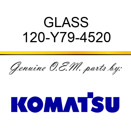 GLASS 120-Y79-4520