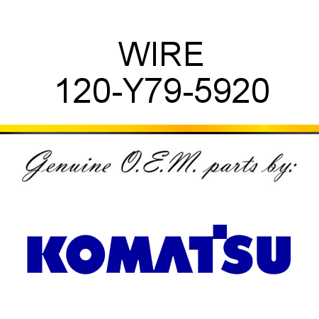 WIRE 120-Y79-5920