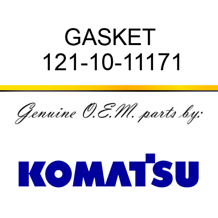 GASKET 121-10-11171