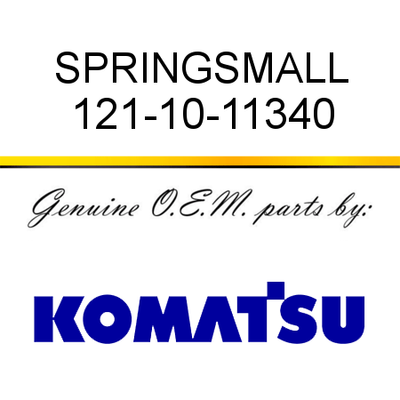 SPRING,SMALL 121-10-11340