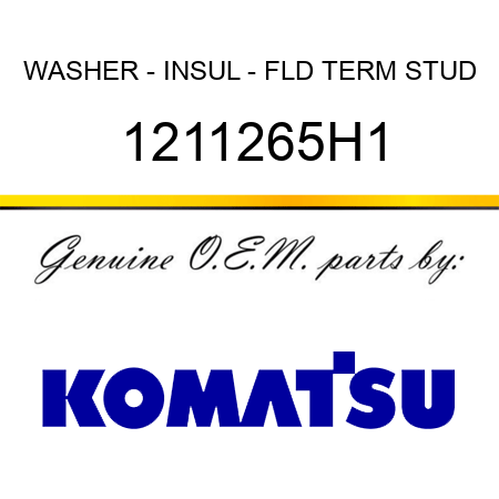 WASHER - INSUL - FLD TERM STUD 1211265H1