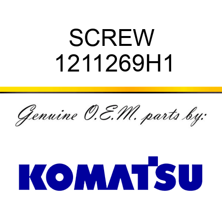 SCREW 1211269H1