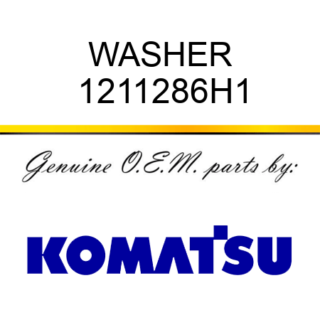 WASHER 1211286H1