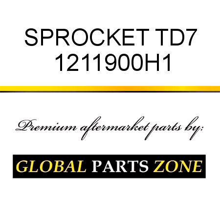 SPROCKET TD7 1211900H1