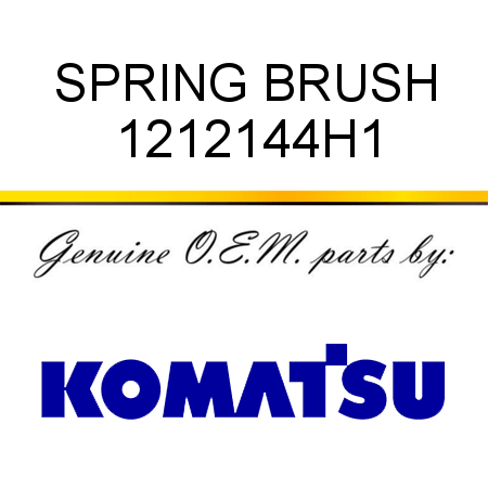 SPRING, BRUSH 1212144H1