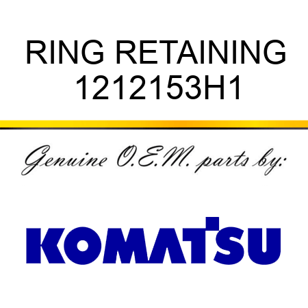 RING, RETAINING 1212153H1
