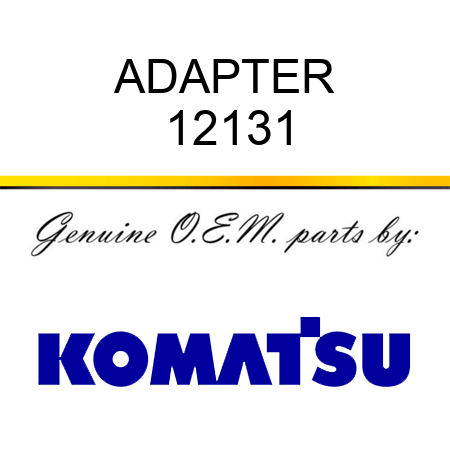 ADAPTER, 12131