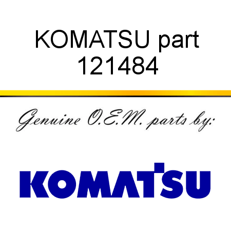 KOMATSU part 121484