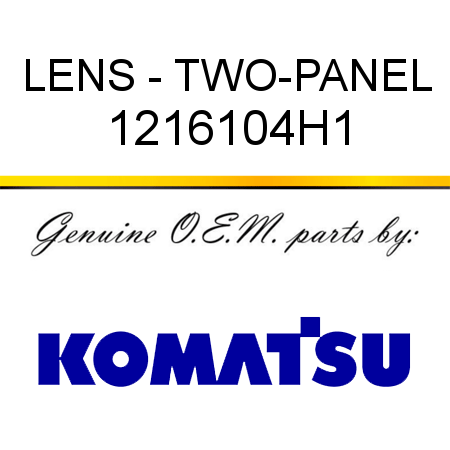 LENS - TWO-PANEL 1216104H1