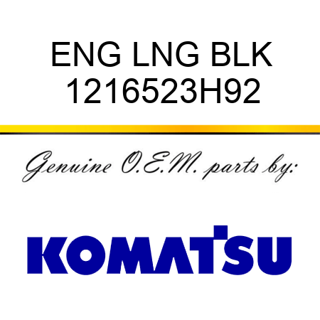 ENG LNG BLK 1216523H92