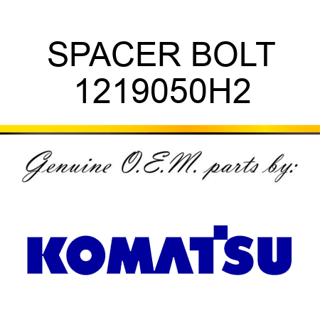 SPACER BOLT 1219050H2