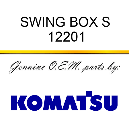 SWING, BOX S 12201