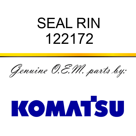 SEAL RIN 122172