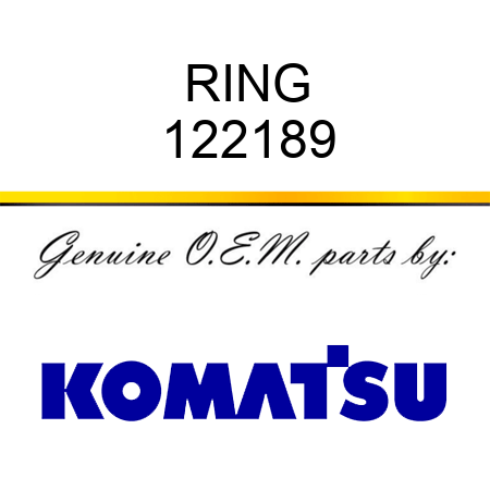 RING 122189