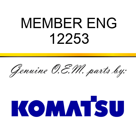 MEMBER, ENG 12253