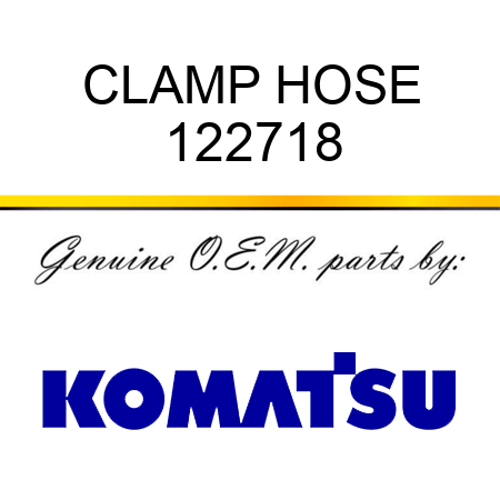 CLAMP, HOSE 122718