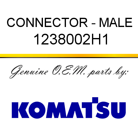 CONNECTOR - MALE 1238002H1