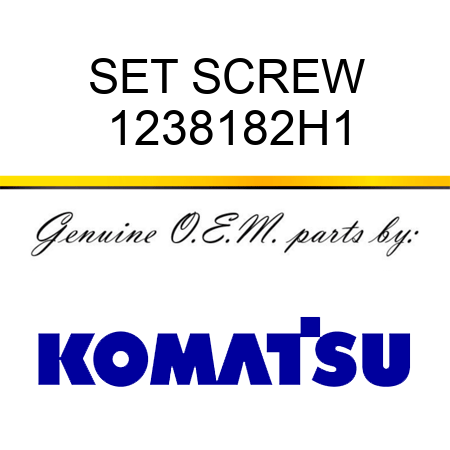 SET SCREW 1238182H1