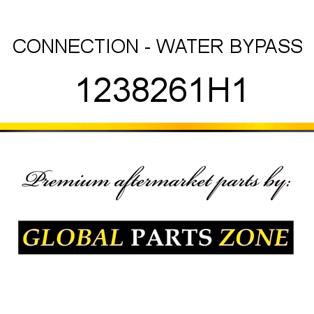 CONNECTION - WATER BYPASS 1238261H1