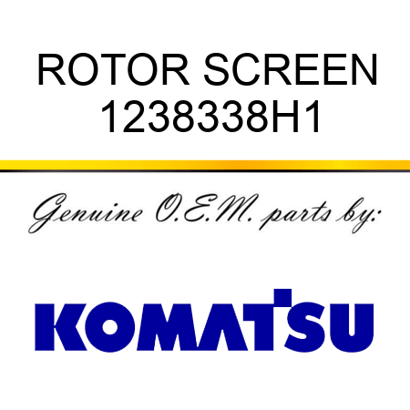 ROTOR SCREEN 1238338H1