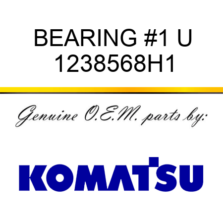 BEARING #1 U 1238568H1