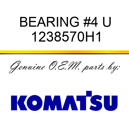 BEARING #4 U 1238570H1