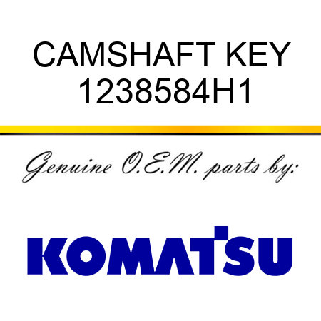 CAMSHAFT KEY 1238584H1
