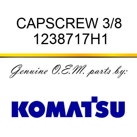 CAPSCREW 3/8 1238717H1