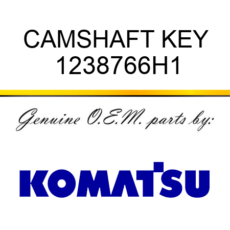 CAMSHAFT KEY 1238766H1