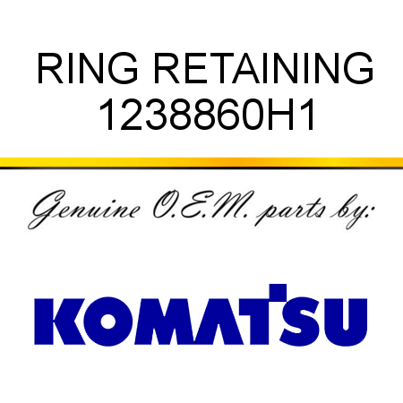 RING, RETAINING 1238860H1