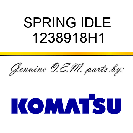 SPRING, IDLE 1238918H1