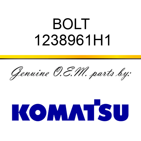 BOLT 1238961H1