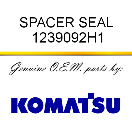 SPACER, SEAL 1239092H1
