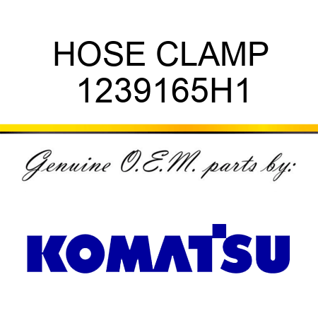 HOSE CLAMP 1239165H1