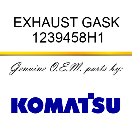 EXHAUST GASK 1239458H1