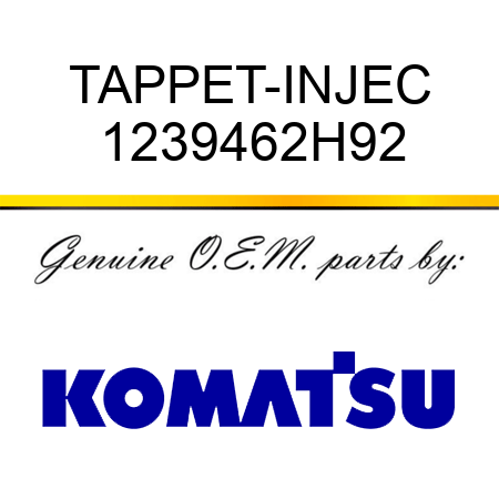 TAPPET-INJEC 1239462H92