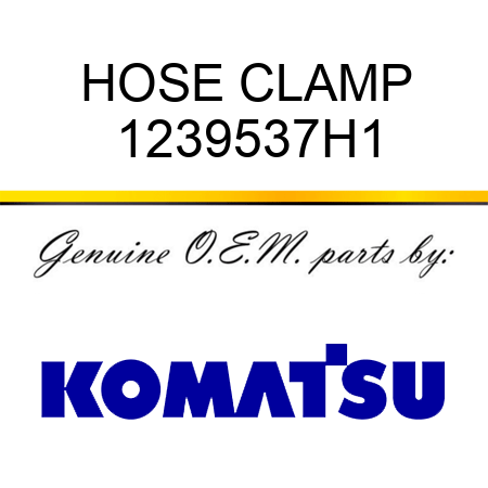 HOSE CLAMP 1239537H1