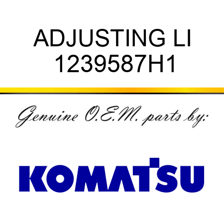 ADJUSTING LI 1239587H1