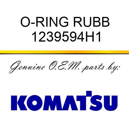 O-RING, RUBB 1239594H1