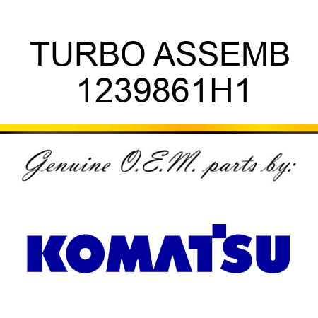 TURBO ASSEMB 1239861H1